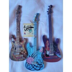 Vtg Guitarmania Collectors Edition Mini Fender Guitar. A Rose By Any Other Name